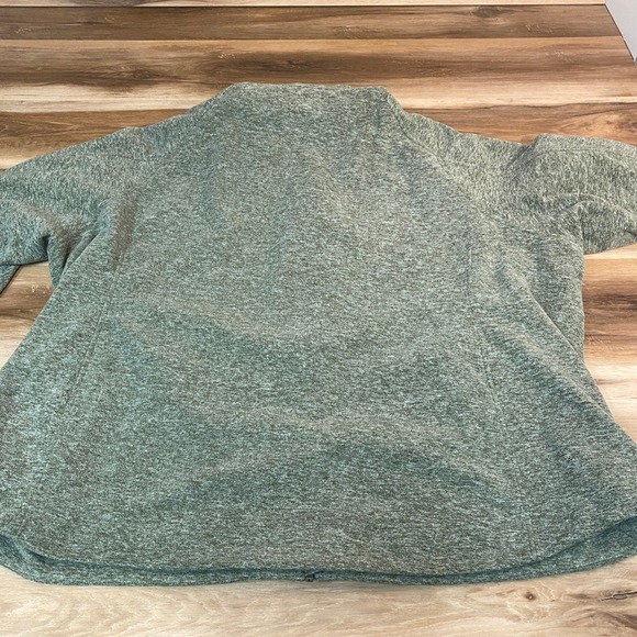 Duluth Trading Fleece Jacket Womens 4X Green Full Zip Long Sleeve Collar Pockets - Picture 7 of 7